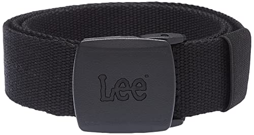 Pasek męski Lee Logo Webbing Belt, czarny, W90 / L00