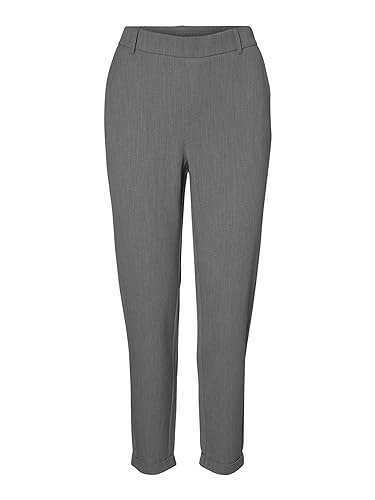 Bestseller A/S Damskie spodnie VMMAYA MR Loose SOLID Pant NOOS, Grey Pinstripe, XL/32, Grey Pinstripe, (XL) W / 32L