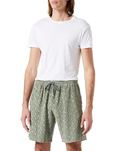 BOSS Męskie szorty kąpielowe Terry Swim, Open Green343, S, Open Green343, S