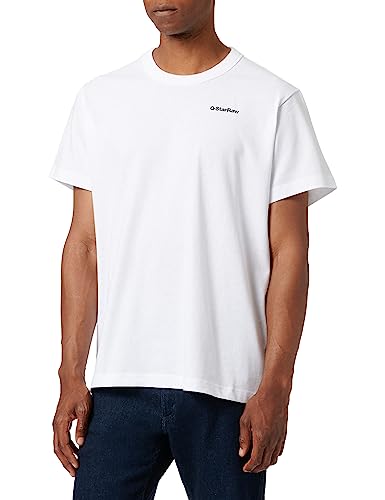 G-STAR RAW Back Gr Match Loose R T Koszula męska, Biały, XL