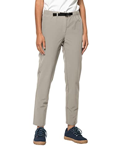 Jack Wolfskin Spodnie Damskie Summer Lifestyle W Spodnie Rekreacyjne, Dusty Grey, 34