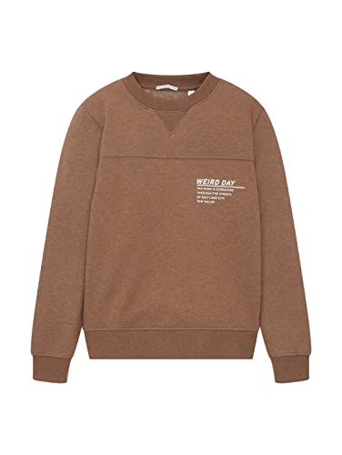 TOM TAILOR Chłopcy Bluza dziecięca 1033160, 15037 - Light Wood Brown, 164