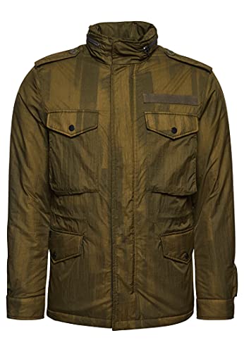 Superdry Męska kurtka New Miltary M-65, Khaki Reverse Camo, XL