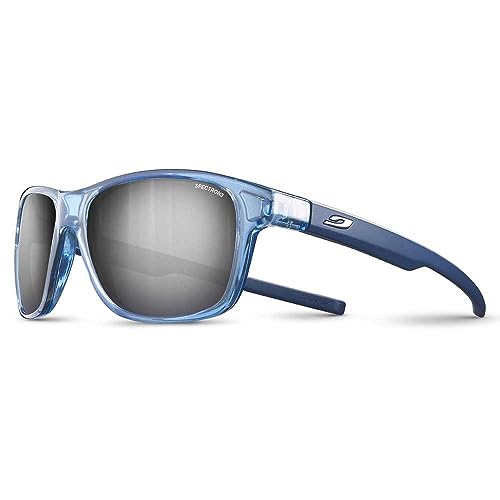 Julbo Lounge Unisex Dorosły Okulary przeciwsłoneczne, Błyszczący niebieski translu/matowy niebieski, rozmiar uniwersalny