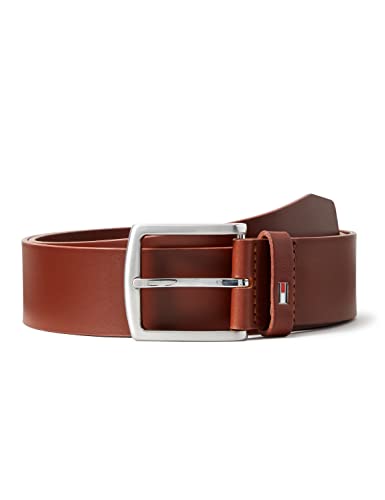 Pasek Tommy Hilfiger Delton 4.0 Camel Męski, BEŻOWY, 110 cm