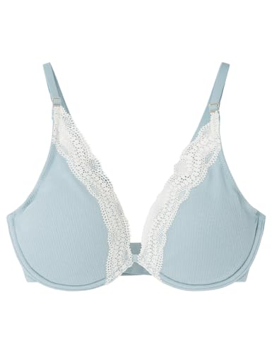 Women'secret Intuitive Biustonosz Halter Hoop I Wypełnienie Bawełna Niebieski Damski, Średni niebieski, 95B