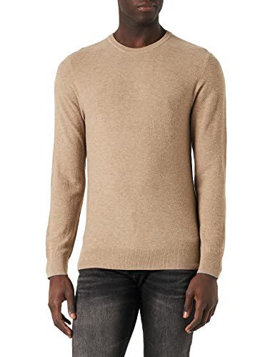 Hackett London Men's WSC Textured Crew sweter męski, piaskowy, L