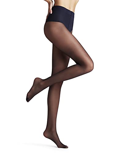 FALKE Kobiety Rajstopy Shaping Top 20 DEN W TI Przezroczyste 20 Den z efektem modelującym 1 Para, Niebieski (Marine 6179), S