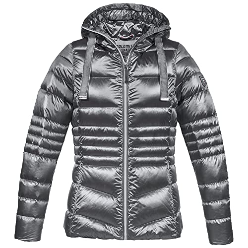 Dolomite Damska kurtka Chaqueta Con Capucha Ws Corvara satynowa kurtka dziecięca, Pearl Grey, M