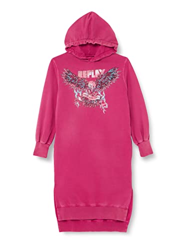 Replay Dziewczęca sukienka SG3629, 362 cyclamen, 16A