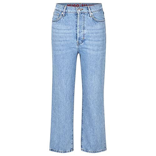 HUGO Damskie spodnie jeansowe, Turquoise/Aqua440, 25W / 32L