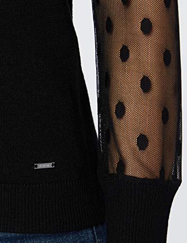 Morgan Sweter damski Pull Col Victorien Manches Plumetis Mtou