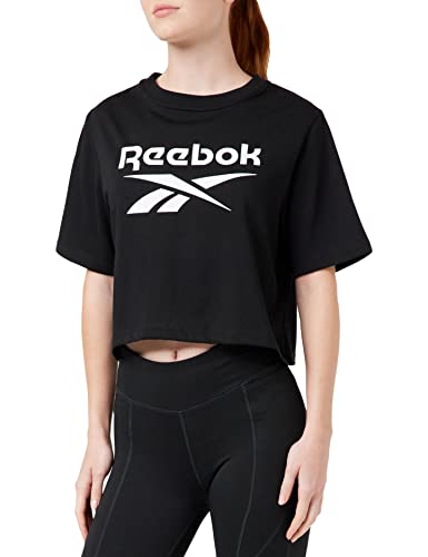 Reebok Damska koszulka RI BL Crop (krótki rękaw), czarna, M