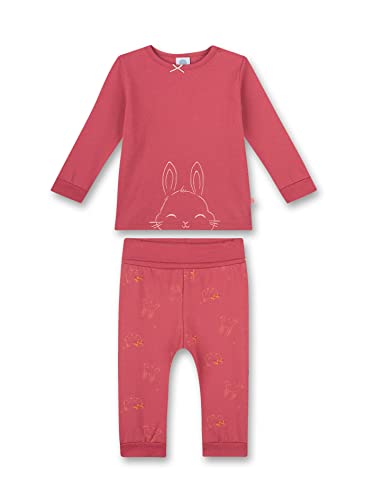 Sanetta Baby-Mädchen 221849 piżama dla małych dzieci, Berry, 74