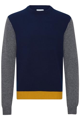 CASUAL FRIDAY Cfkarl Crew Lambswool Knit sweter męski, 193923 / Navy Blazer, 3XL