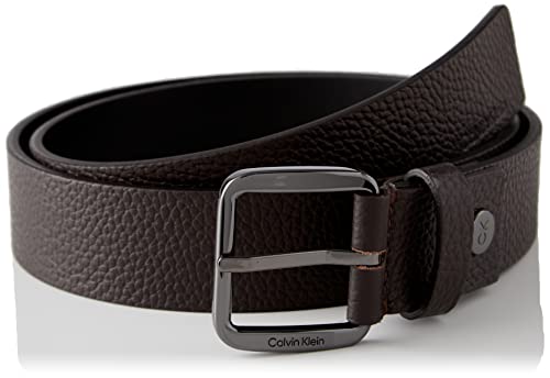 Calvin Klein Pasek męski, Dark Brown, 105