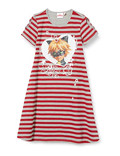 Desigual Dziewczęca sukienka Vest_chilpancingo, czerwony (Carmin 3000), 128 cm