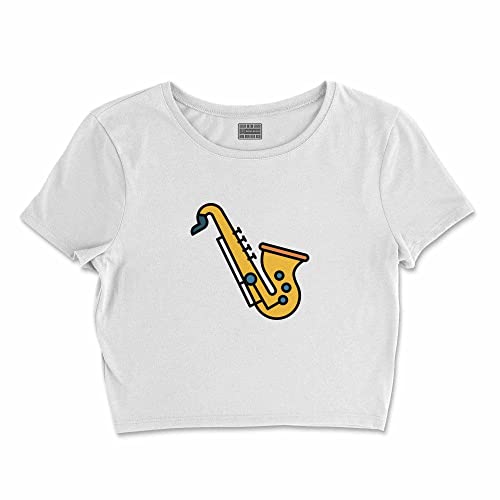 Bona Basics, Damski T-shirt basic, z nadrukiem cyfrowym, 100 bawełny, biały, swobodny, damski top, rozmiar: L, biały, L Krótki