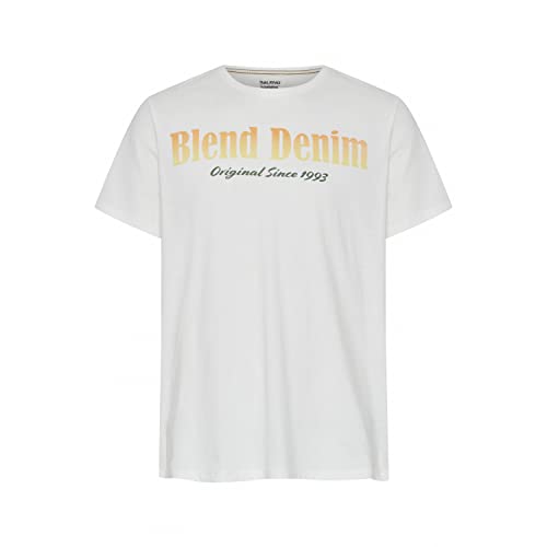 Blend Męski T-shirt T-shirt, 110602/Snow biały, L, 110602/Snow White, L