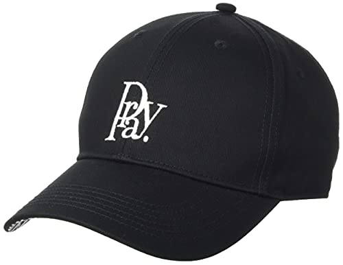 Cayler & Sons Uniseks Prayor Monogram Curved Cap czapka bejsbolowa, czarny/biały, jeden rozmiar