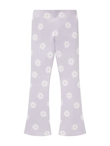 TOM TAILOR Dziewczęta Legginsy 1035191, 31022 - Big Offwhite Lilac Flowers, 116-122