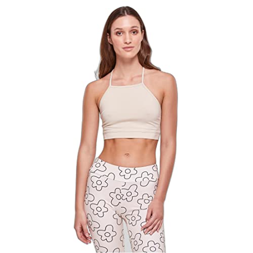 Urban Classics Panie Trójkąt Topy Bluzki Sportowe Kobiety, Beżowy (Softseagrass), S