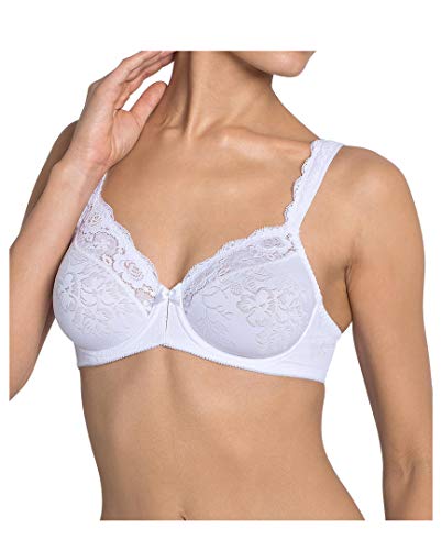 Triumph Stellina W Damski klasyczny biustonosz z fiszbinami, biały, 80F