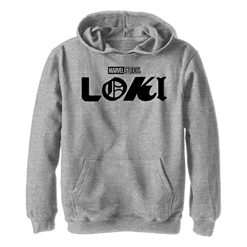 Marvel Chłopięca bluza z kapturem z logo, sportowa bluza z kapturem, rozmiar L, Sportowa wrzosowa, L