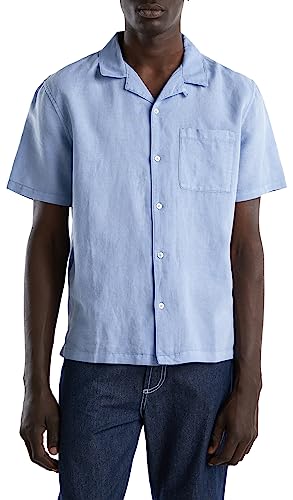 United Colors of Benetton Koszula męska, Celeste 6p4, L