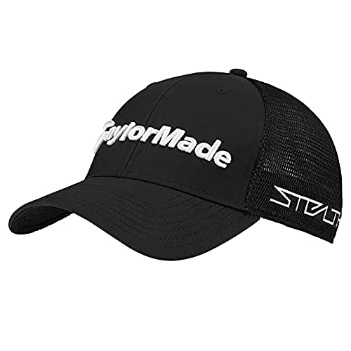 TaylorMade Damska czapka Tour Cage Hat, czarna, średnia