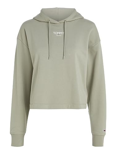 Tommy Jeans Damska bluza z kapturem Tjw RLX CRP Ess Logo, Wygasła wierzba, XS