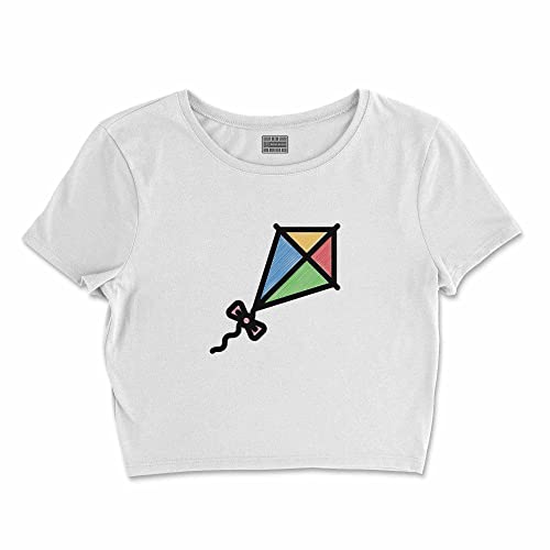 Bona Basics, Koszulka damska z nadrukiem cyfrowym,%100 bawełna, biała, casualowa, topy damskie, rozmiar: S, biały, S Krótki