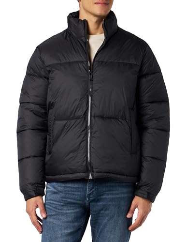 Schott NYC Męska kurtka puchowa STARKRS BLACK XXXL, czarny, 3XL