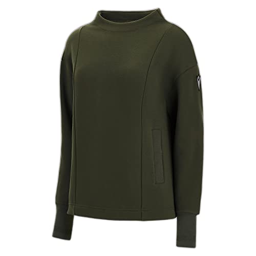 Macron Damska bluza Athleisure Fcc Dudinka Crater Neck Milgrn Wmn, zielona, S, ZIELONY