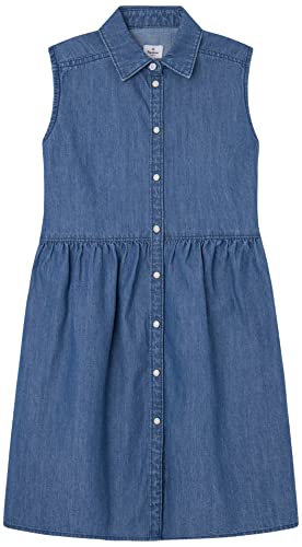 Pepe Jeans Dziewczęca sukienka Lori, niebieski (denim), 12 Lata