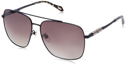 Just Cavalli Okulary Unisex Dorosły, Semi Matt Black+Rose Gold, 61