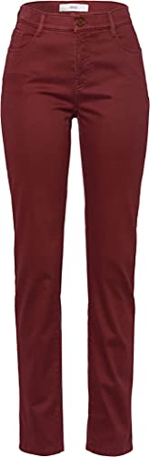 BRAX Damskie spodnie sportowe Mary Winter Dream Five Pocket Slim Fit, Rosewood, 27W / 32L