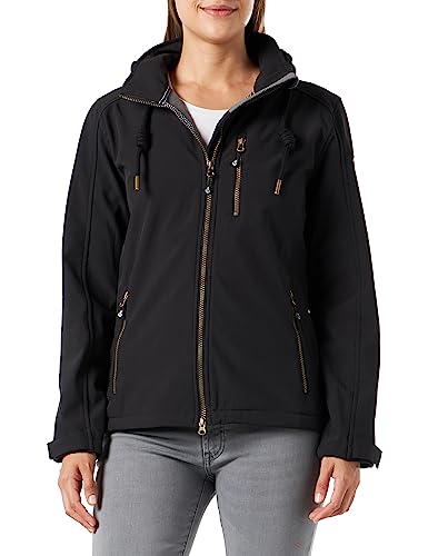 Damska kurtka softshell z odpinanym kapturem kurtka przejściowa Windbreaker #ankerglutfreude