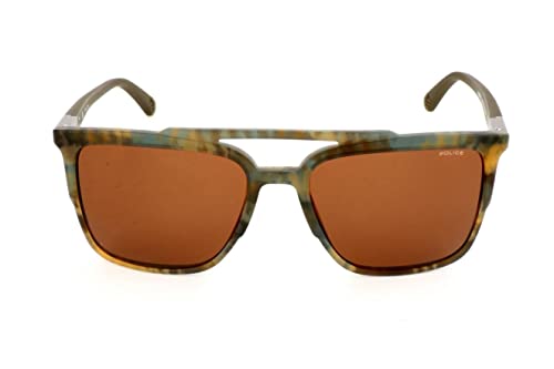 Police Unisex SPL363 okulary przeciwsłoneczne, Tortoise, 56, Tortoise, 56