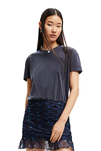 Desigual Damska sukienka Vest_Bilba, 5000 Navy Casual Dress, niebieska, M