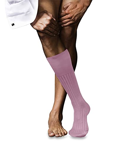 FALKE Mężczyźni Podkolanówki No. 13 M KH Najlepsza Bawełna długie jednokolorowe 1 Para, Różowy (Light Rosa 8276), 41-42