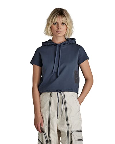 G-STAR RAW Damski sweter w pudełku Gr HDD Sw Ss, Niebieski (Fantem Blue D136-863), S