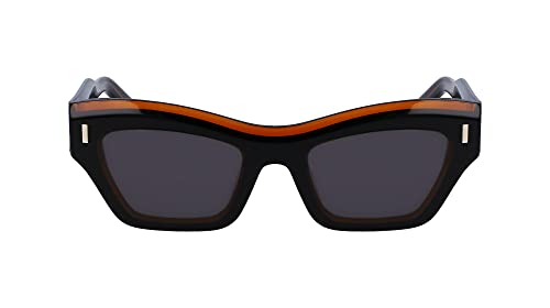 Calvin Klein Damskie okulary przeciwsłoneczne CK23503S, czarne/Carchoal, jeden rozmiar, Czarny/karchoal, Rozmiar uniwersalny