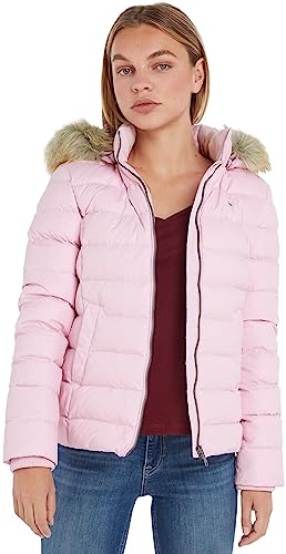 Tommy Jeans Damska kurtka zimowa TJW puchowa, Francuska orchidea, XXS