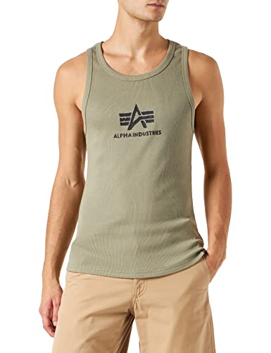 Alpha Industries Koszulka męska z logo Tank Top, olive/black, XL
