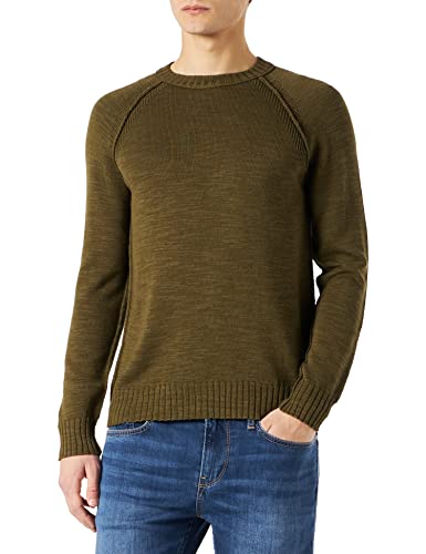 United Colors of Benetton Sweter męski, Zielony 87 b, M