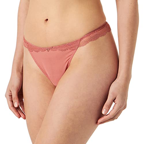 Damskie secret Koronkowe i tiulowe figi, Pomarańczowe, XS Kobiety, Kolor: pomarańczowy, XS