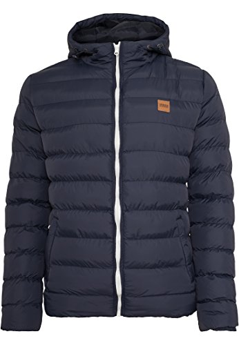 Urban Classics Męska kurtka Basic Bubble Jacket, Nvy/Wht/Nvy., 3XL duże rozmiary