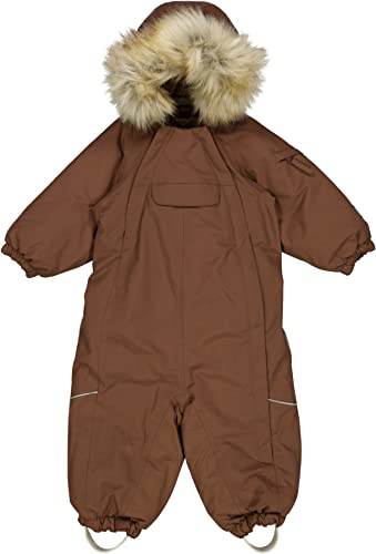 Wheat Kombinezon narciarski dla niemowląt uniseks Nickie Tech Snowsuit, Soil, 74/9m