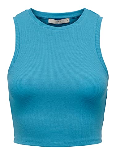 Bestseller A/S Onlvilma S/L Cropped Tank JRS Noos Top damski, niebieski (Horizon Blue), 3XL